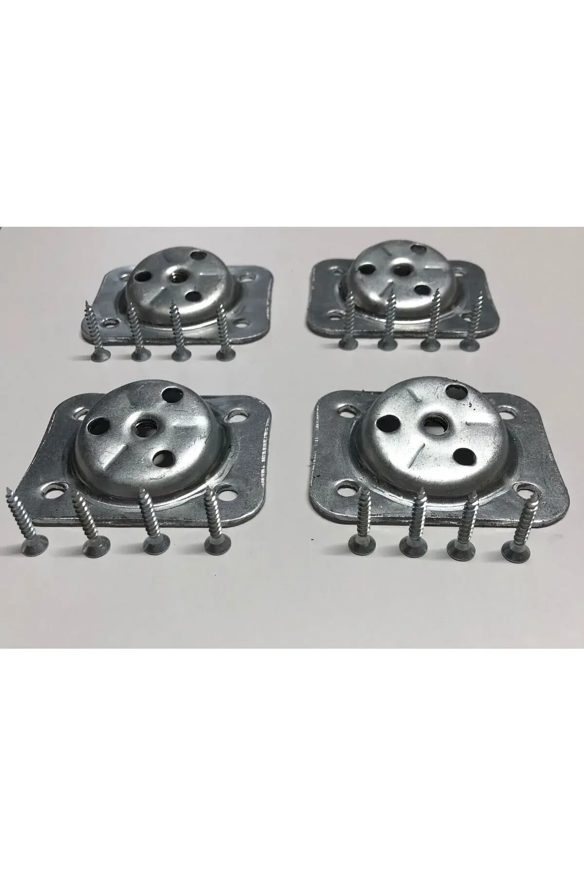 WEBPANYA Map01 Metal Ayak Bağlantı Aparatı Sehpa Ve Ahşap Ayak Bağlantı Aparatı Zigon Sehpa Masa Koltuk Puf